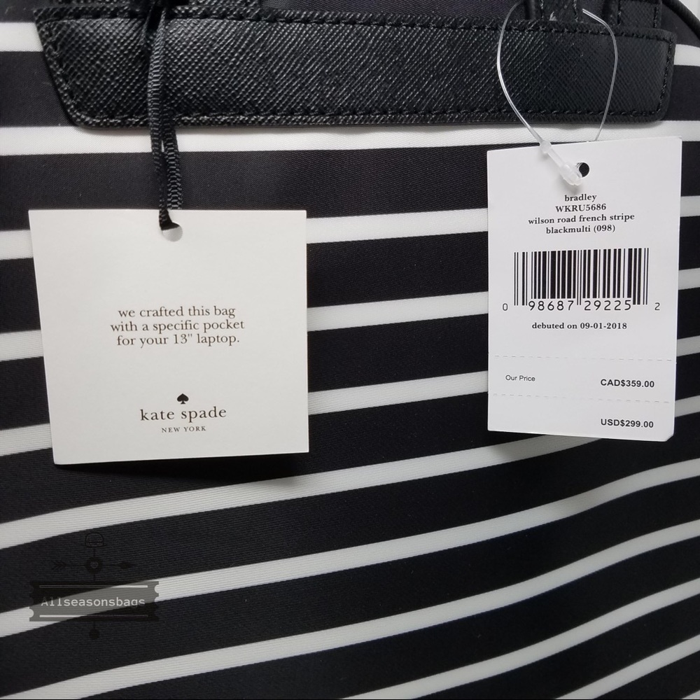 Kate spade LARGE Bradley Wilson French Backpack - Picture 5 of 8